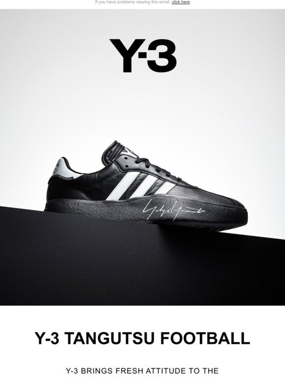 Y-3 TANGUTSU FOOTBALL: Available Now