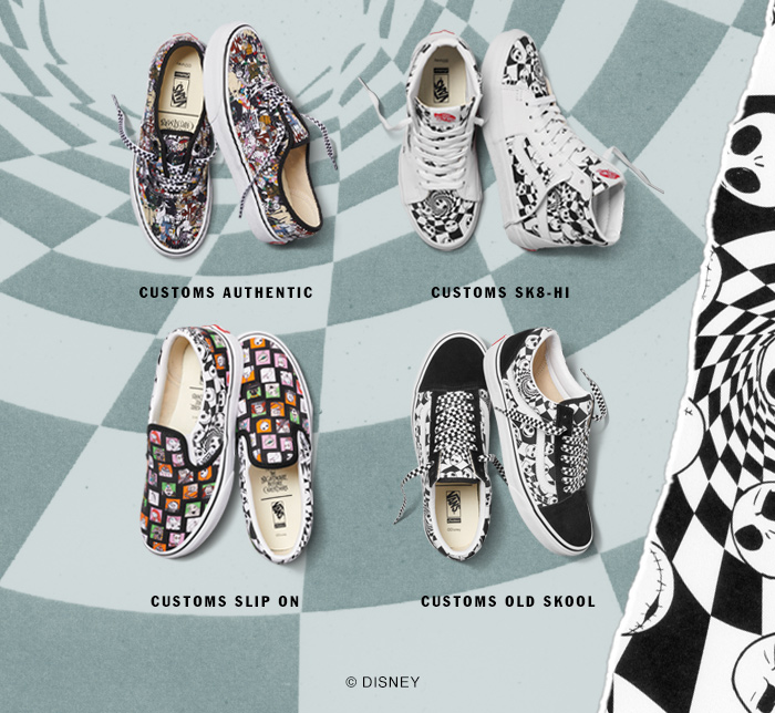 vans custom nightmare before christmas