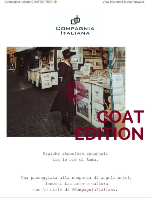 Compagnia Italiana, Coat Edition 🍁