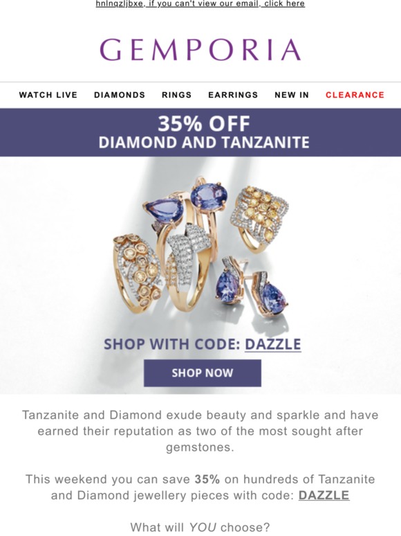 gemporia rings and pendants on clearance