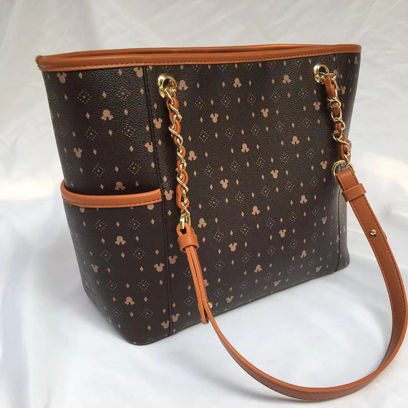 mickey classic leather handbag