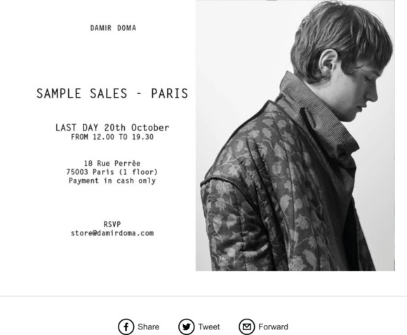 PRIVATE SALE PARIS | OCTOBER 2019 | LAST DAY