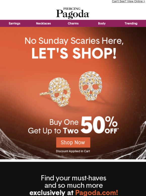 Piercing Pagoda Last Day To Treat Yourself To This Sale! Milled