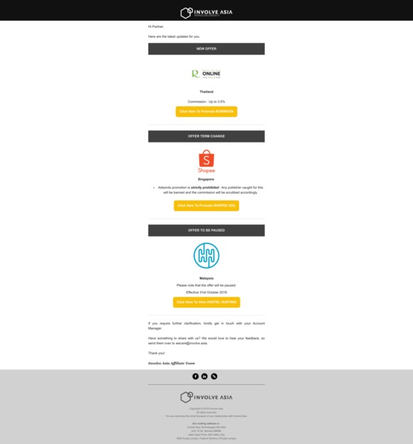 Offer Updates Today (21102019)