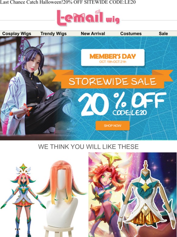 LAST 24 HOURS! 20% Sitewide ends real soon!
