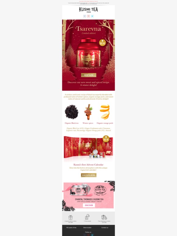 Limited Edition✨ Our iconic winter tea is back!