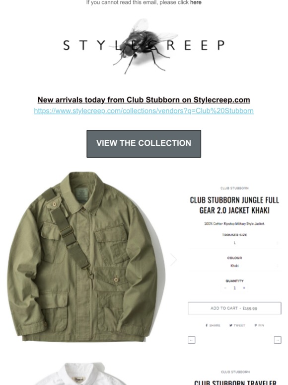 New Arrivals from Club Stubborn Today @Stylecreep.com