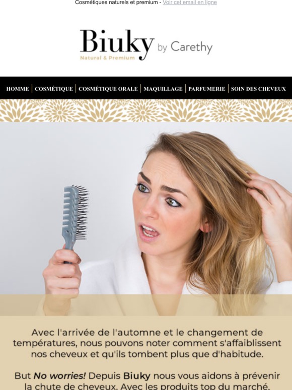 Freinez la chute de cheveux et récupérez votre chevelure ✨ 