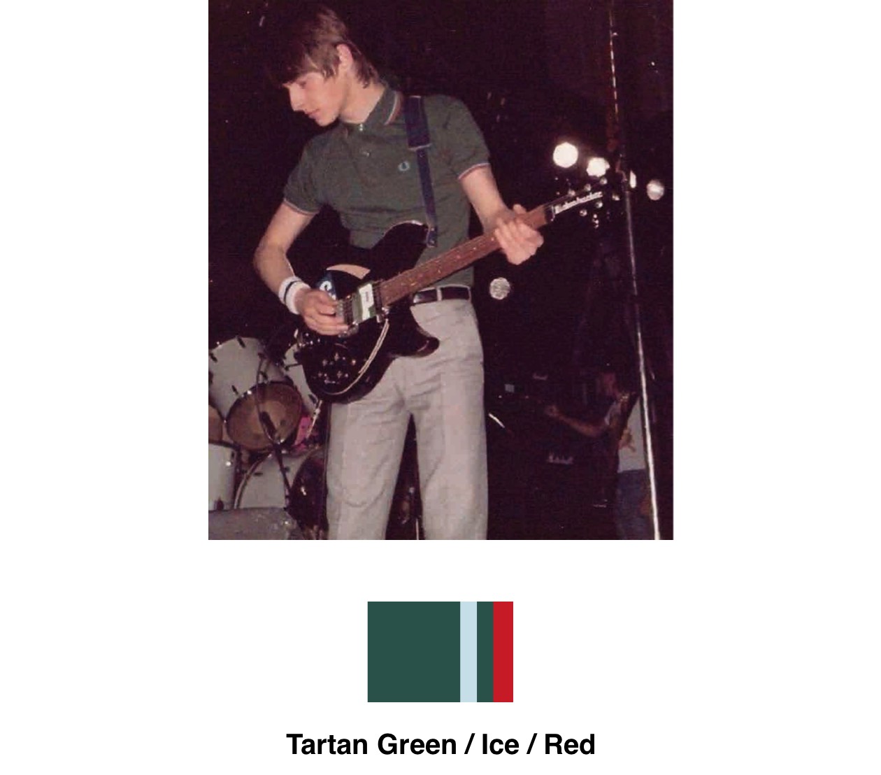 fred perry m12 tartan green