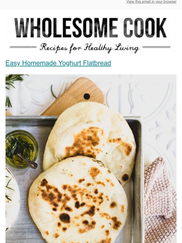 [New Post] Easy Homemade Yoghurt Flatbread