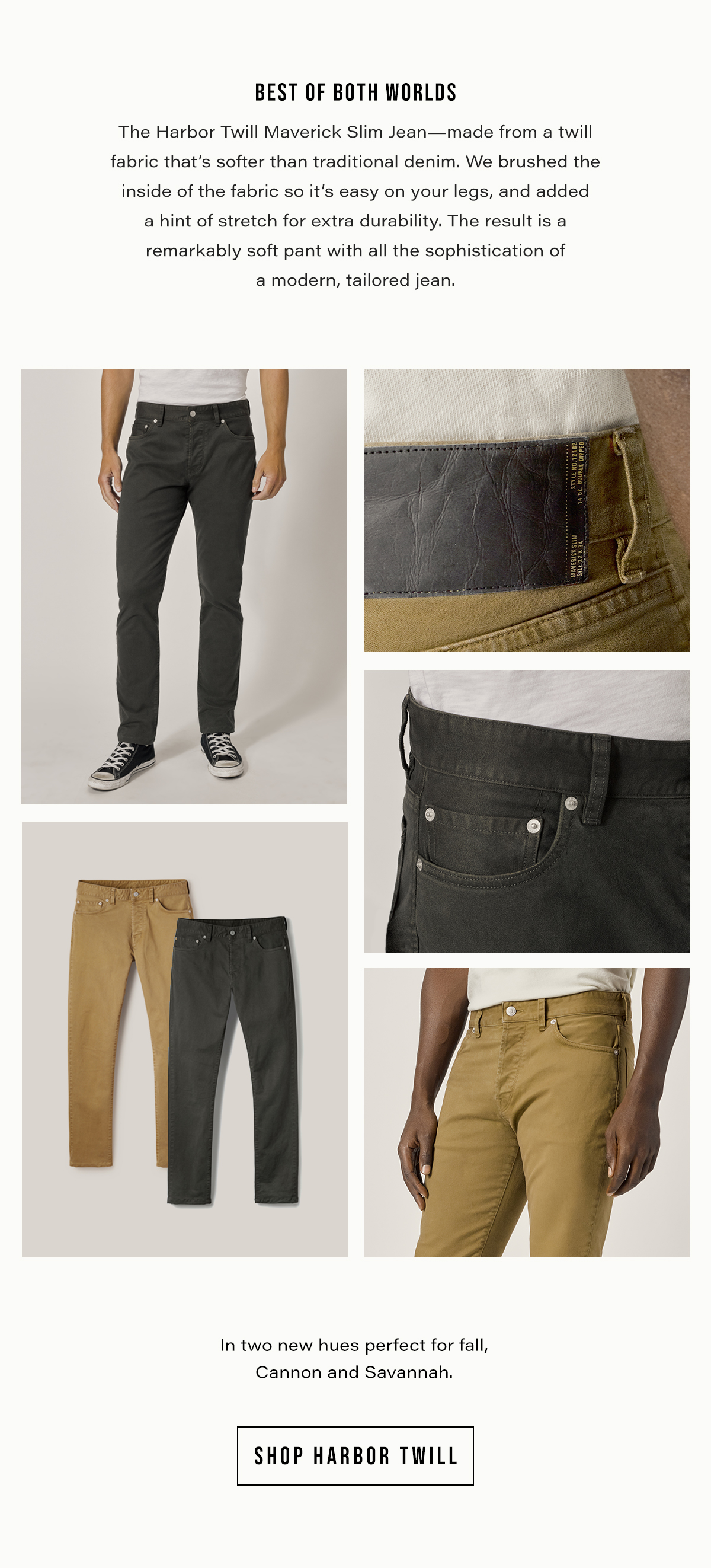 buck mason maverick slim jeans