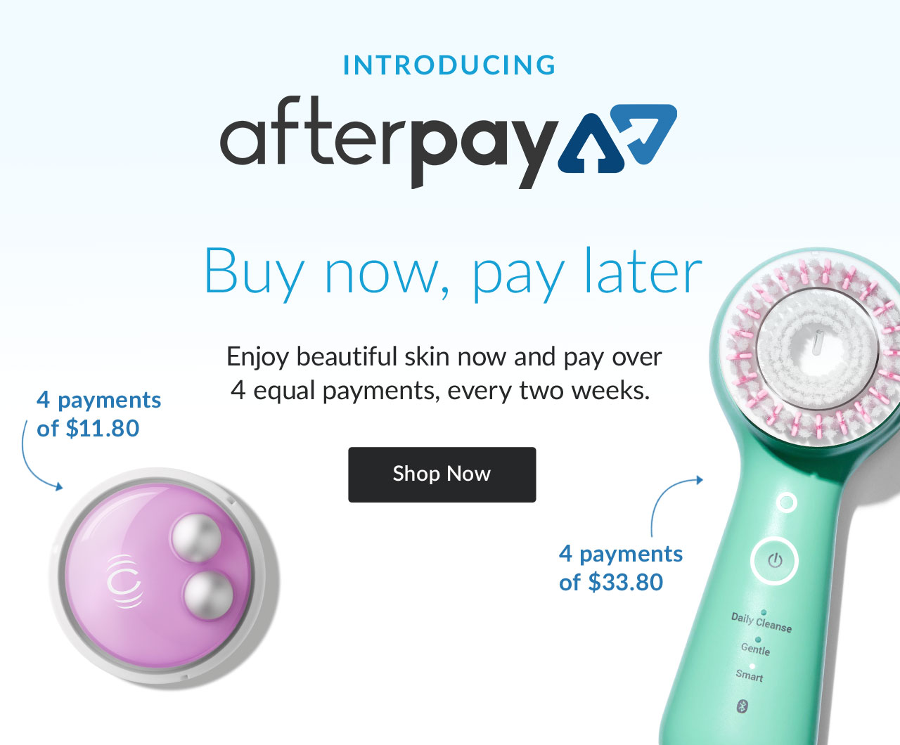 Clarisonic New! Buy now, pay later with Afterpay Milled