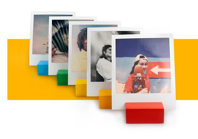 Polaroid Photo Stand - Rainbow Pack of 5