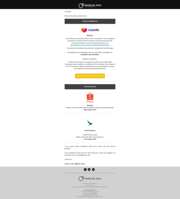 Offer Updates Today (24102019)