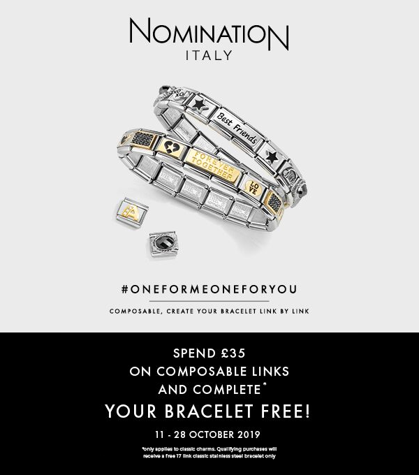 Nomination bracelet deals joshua james