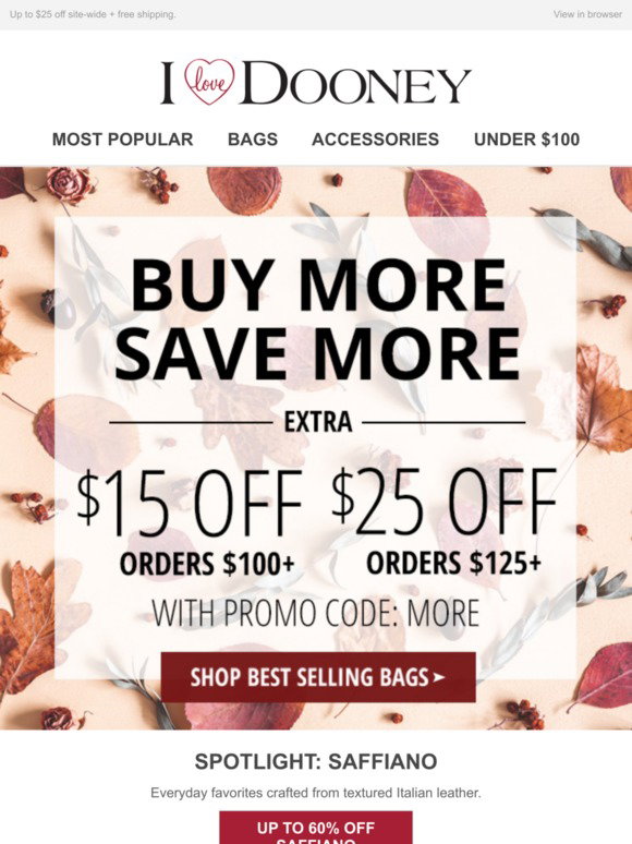 i love dooney coupon codes