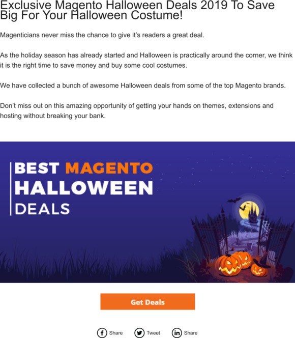 Halloween Bash is Ending Soon (Save Upto 40%)