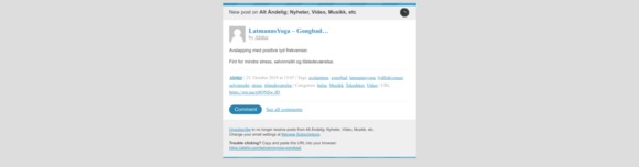[New post] LatmannsYoga – Gongbad…