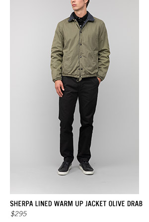 save khaki berber lined warm up jacket