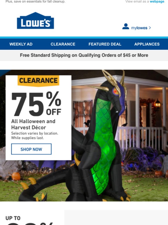 Lowes 🎃 CLEARANCE 75 OFF Halloween Décor 🎃 Milled