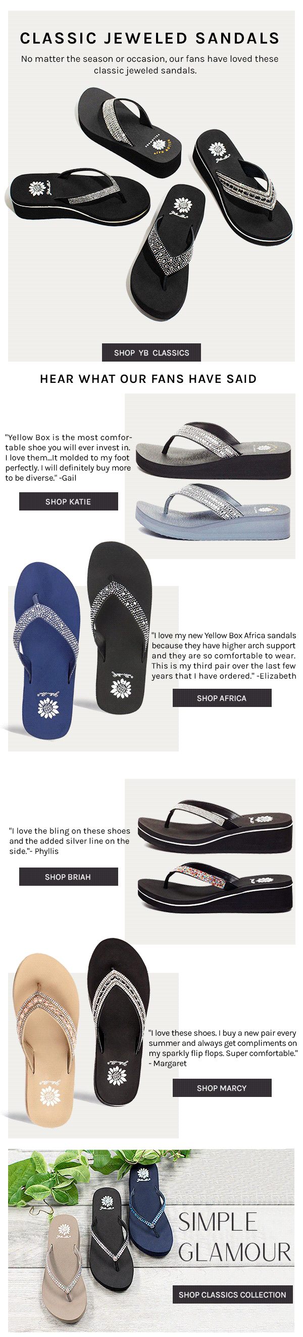 yellow box jeweled sandals