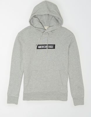 american eagle box logo hoodie