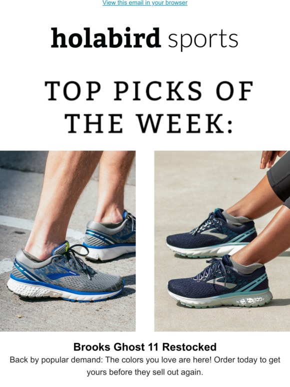 holabird sports Restocked Brooks Ghost 11 and On running
