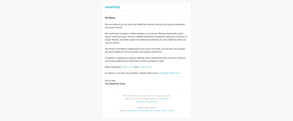 Updates to the HealthTap Terms and Privacy Policy