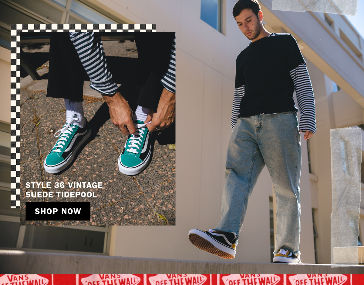 style 36 vintage suede tidepool