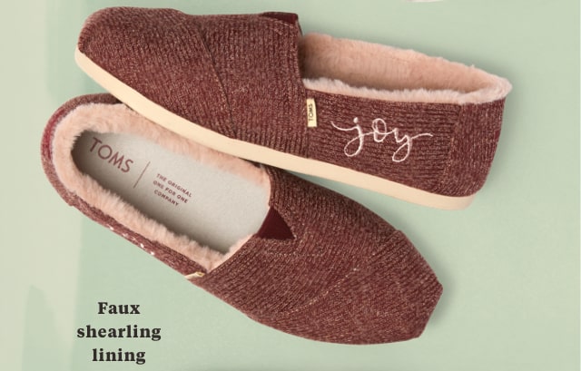 toms sweater knit shoes