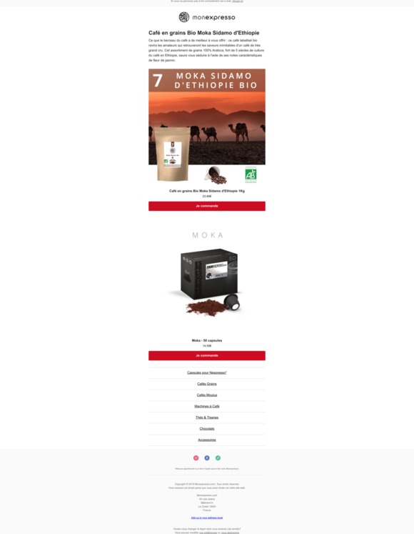😁 Retour du Moka Sidamo d'Ethiopie Bio