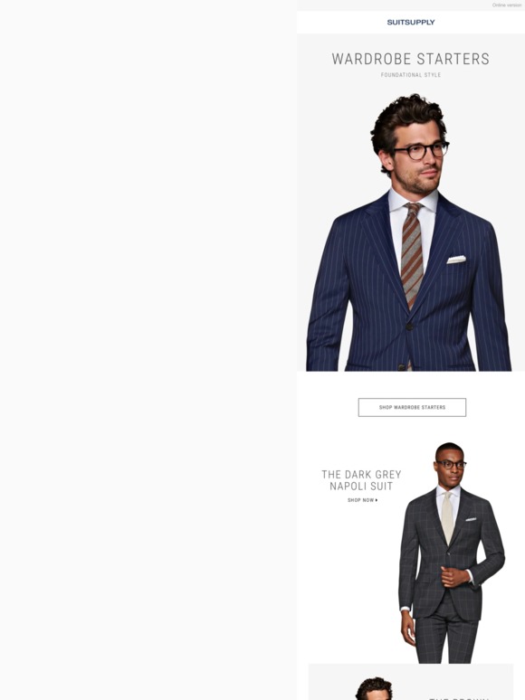 suitsupply wardrobe starters