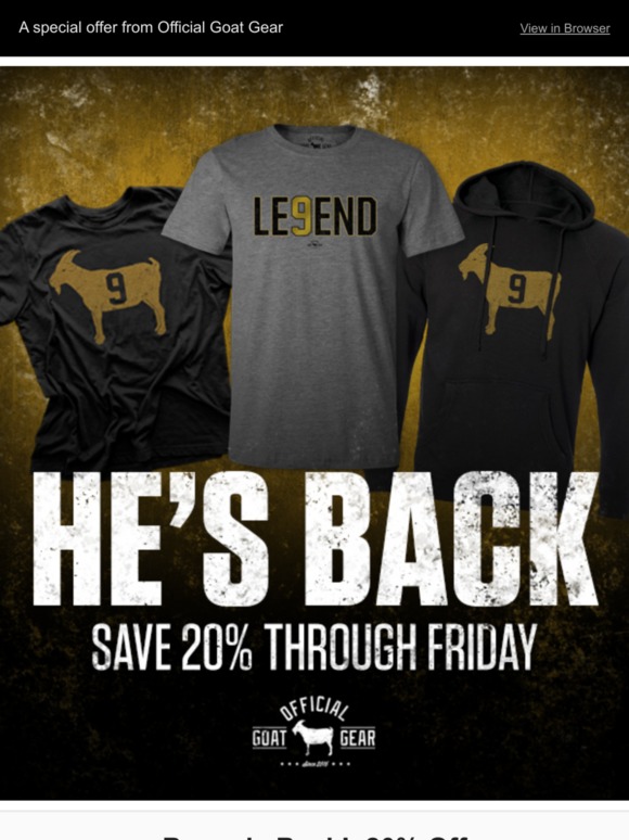 Brees is Back!