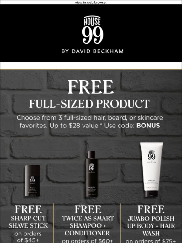 LAST DAY: Choose Your Free Full Size Product
