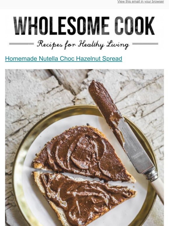 [New Post] Homemade Nutella Choc Hazelnut Spread