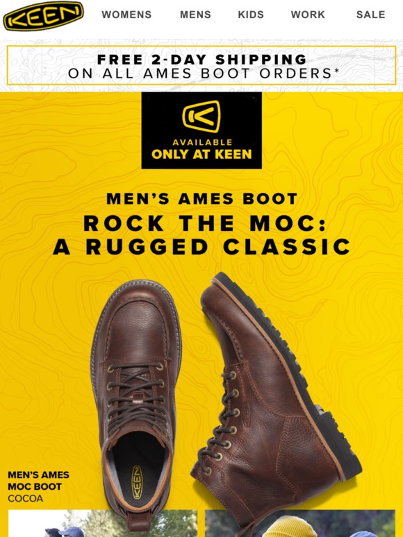 keen ames moc boot