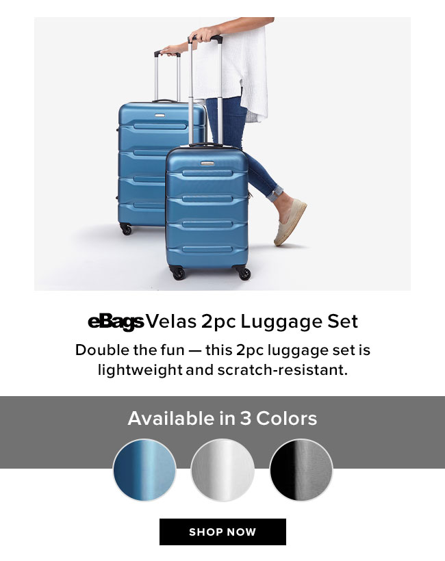 velas 2pc luggage set