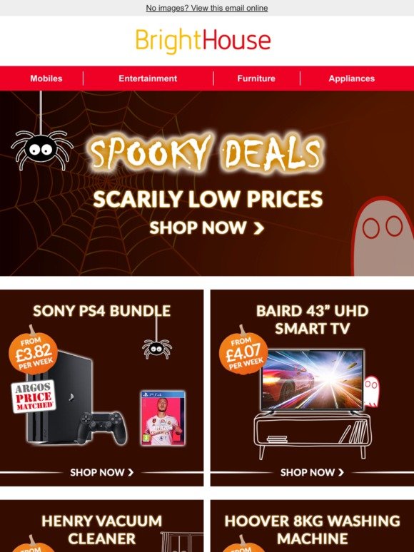 Spooky deals from Â£2 per week ð
