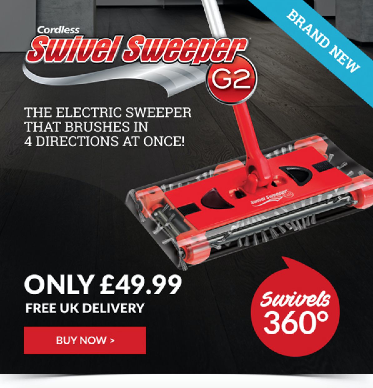 JML Direct The rechargeable, lightweight sweeping marvel Milled