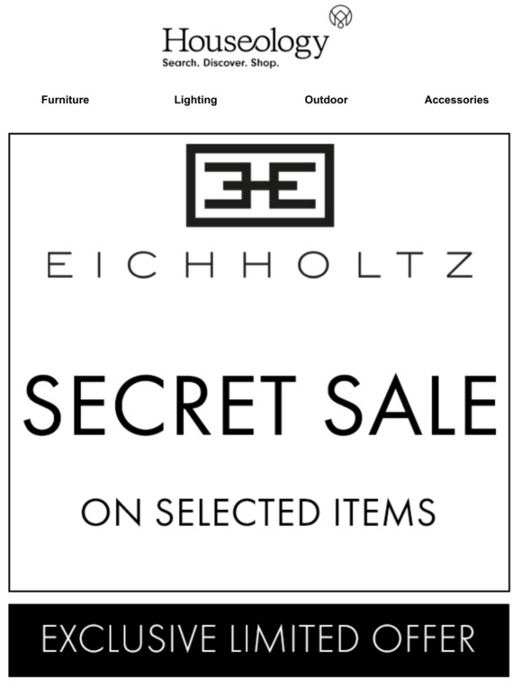 Houseologist, Shop Our Eichholtz Secret Sale...