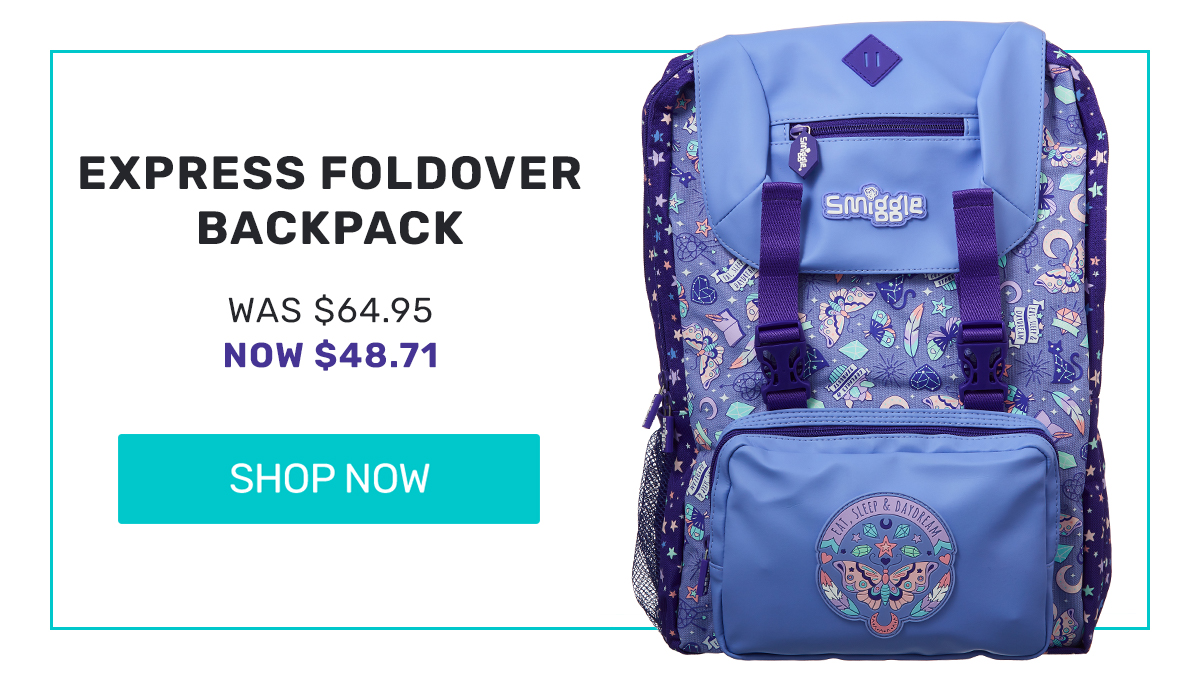 smiggle fold over backpack