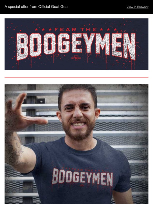 Grab the New Boogeymen Gear from Official Goat Gear