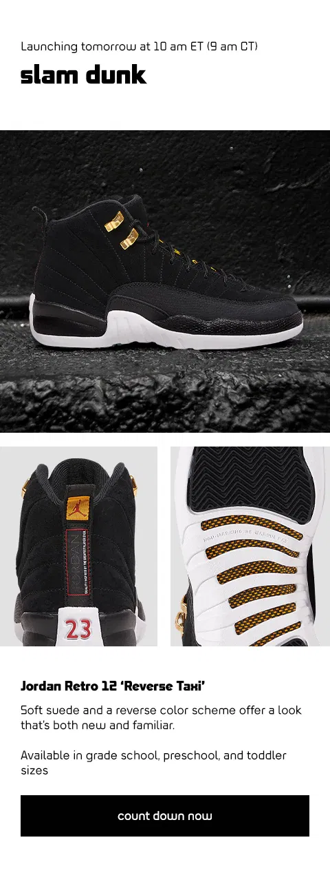 jordan 12 taxi foot locker