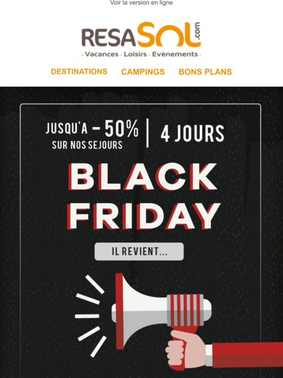 Des bons plans ou un sort ! 🎃 Préparez-vous pour le retour du Black Friday chez Resasol !