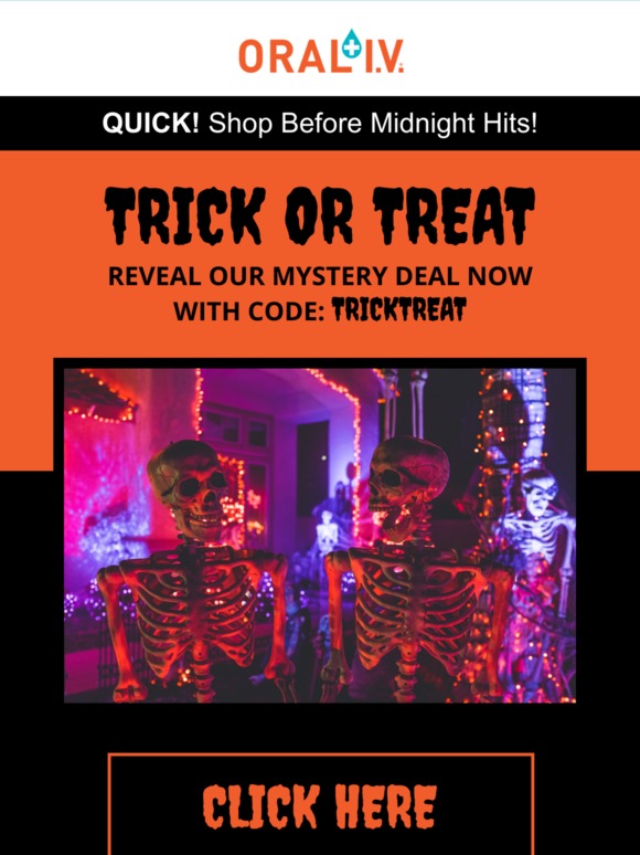 HAPPY HALLOWEEN! 🎃 Open for a Treat!