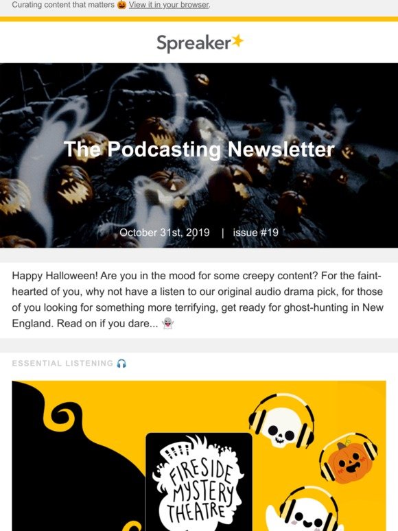 Spooky Podcasts for Halloween 👻