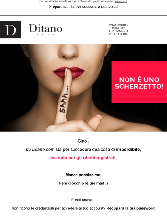  sta per succedere... e non vorrai perdertelo! Preparati già da ora.