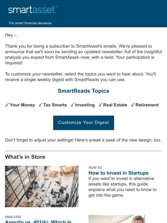 The SmartReads newsletter is coming back - with a twist.