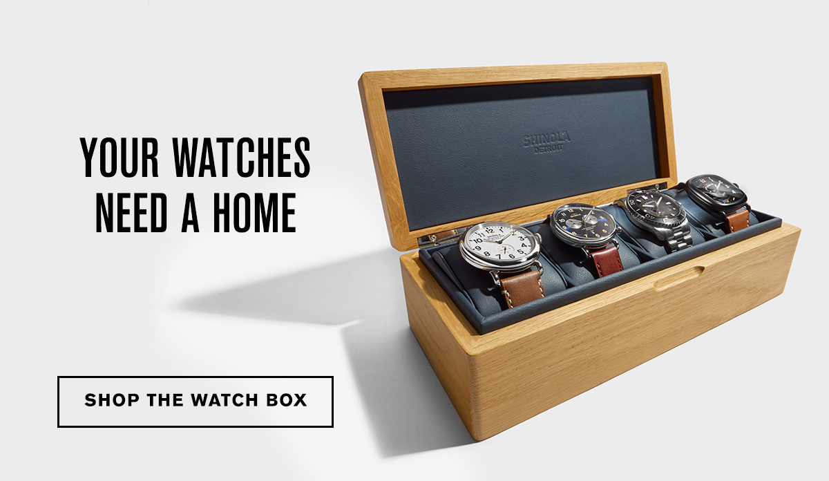 shinola watch box