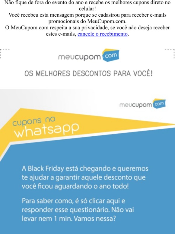 Chegou o mês da Black Friday e você vai ficar por dentro dos melhores cupons. Clique e Saiba como!